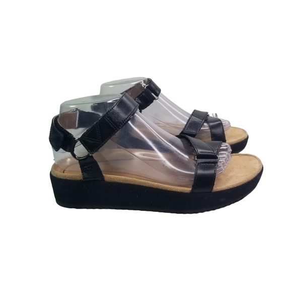 Vionic Kayan black strappy platform sandals new Nwob - Picture 2 of 10